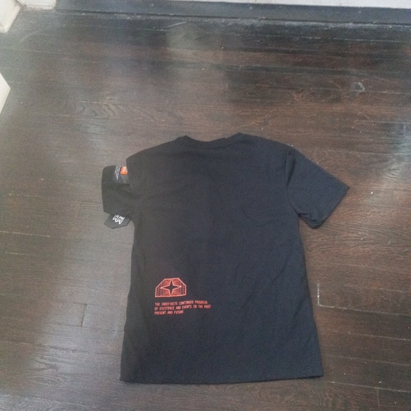 Time Space Mens Shirt Size Medium Color Black And Orange Zip Up Pocket Outdoor - Picture 12 of 13